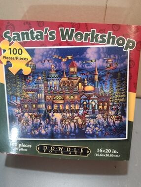 Santa's Workshop 100 Piece Puzzle